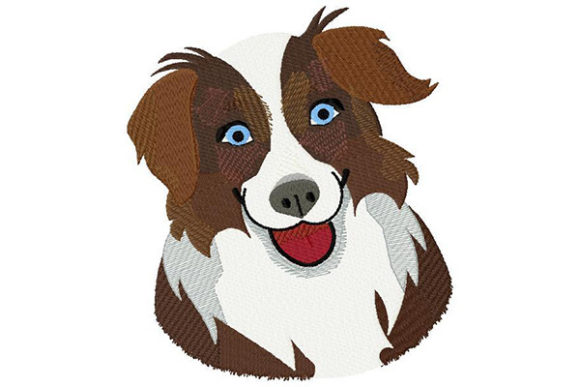 Australian Shepherd Portrait: A Designer's Review for Boutique Sweatshirts