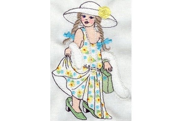 Dressup Girl: A Seller's Review of This Creative Fabrica Embroidery Design