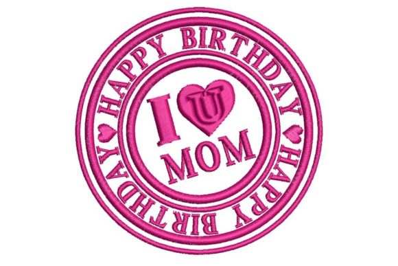 Happy Mothers Day I Love U Mom Design Review