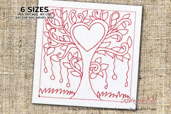 Love Tree Amazing Redwork: A Designer’s Review