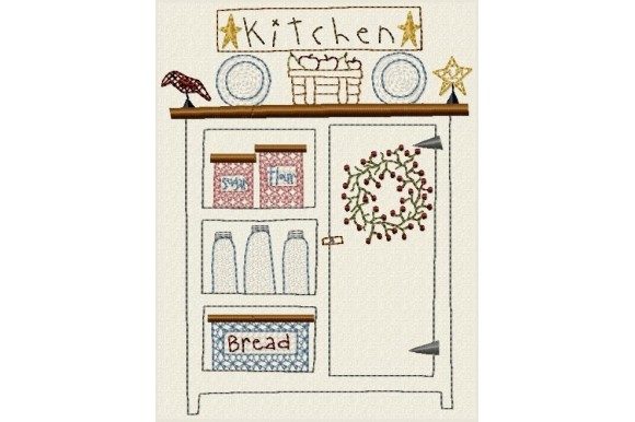Prim Kitchen: A Handmade Gift Review for Embroidery Designers
