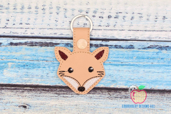Wild Fox Face ITH Snaptab Keyfob Review for Boutique Sweatshirt Projects